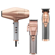 Rosy Brown BaBylissPRO RoseFX Clipper - Trimmer & RoseFX Hair Dryer Combo