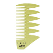 Dark Khaki StyleCraft Native Pro Styler Biodegradeable Styling Comb
