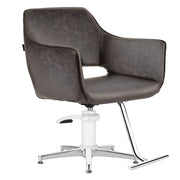 Dim Gray Comfortel Blake Styling Chair Textured Black