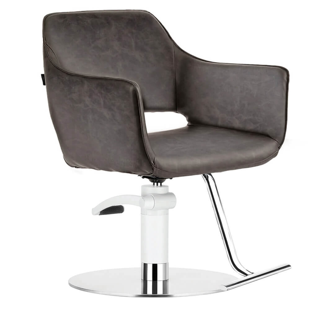 Grey salon chairs clearance