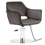 Dim Gray Comfortel Blake Styling Chair Textured Black