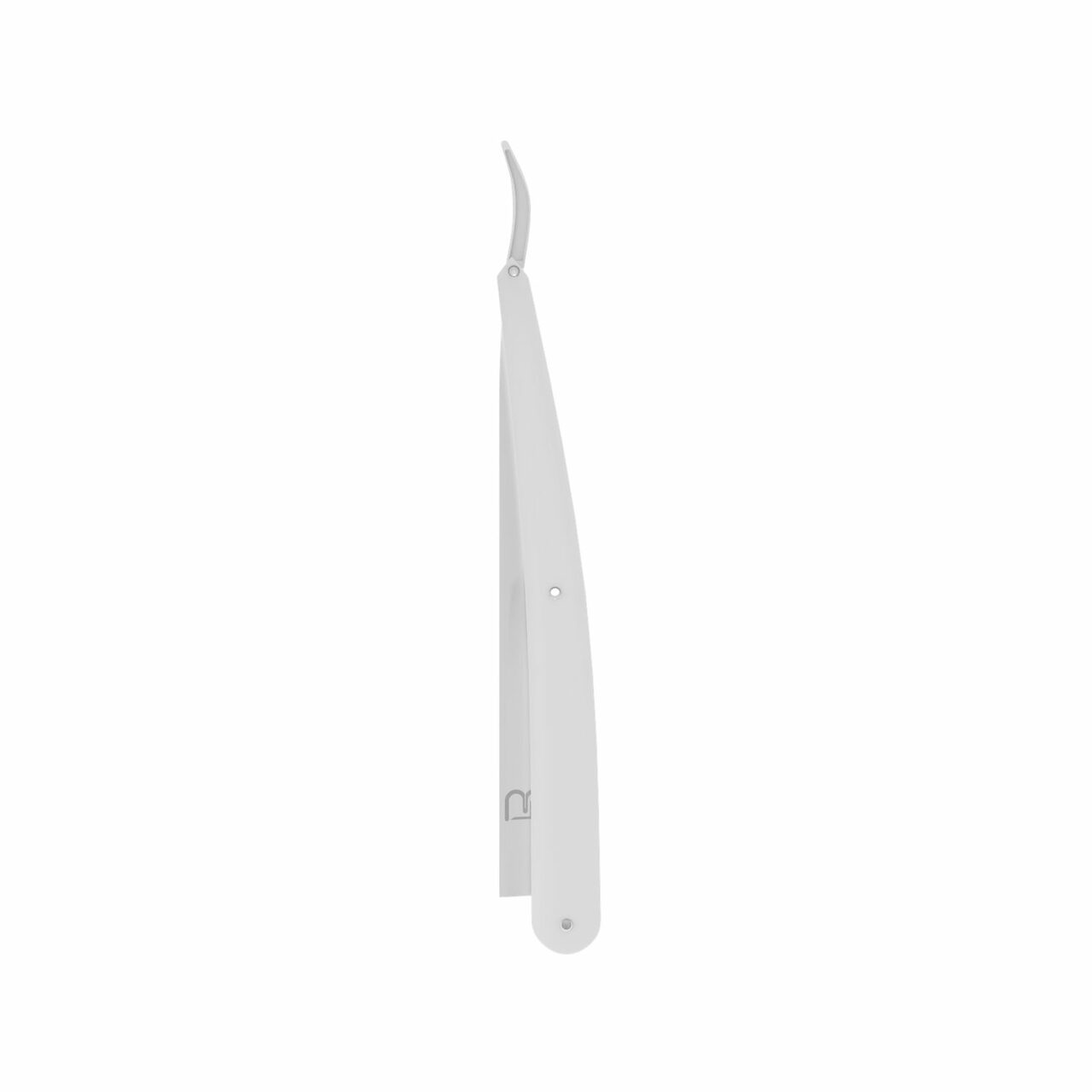 L3VEL3 Straight Professional Razor - White B1004